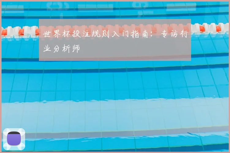 世界杯投注规则入门指南：专访行业分析师